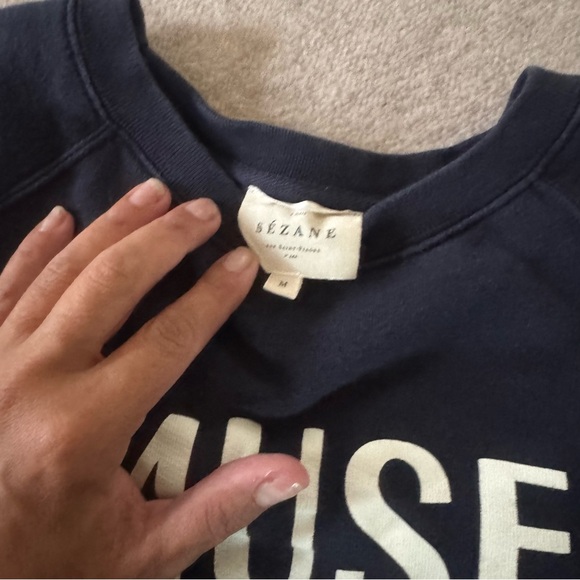 Sezane Sweatshirt Amuse Bouche size M - Picture 2 of 2